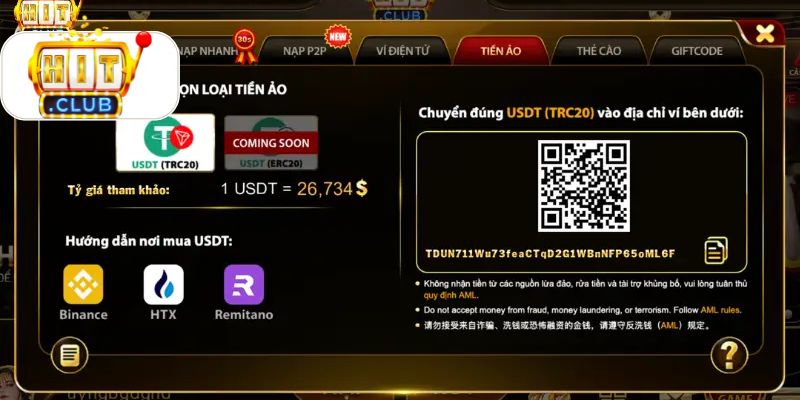 Những lưu ý quan trọng khi nạp và rút tiền Hitclub